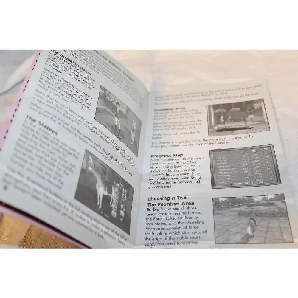 PS2 barbie horse adventures WILD HORSE RESCUE MANUAL ONLY